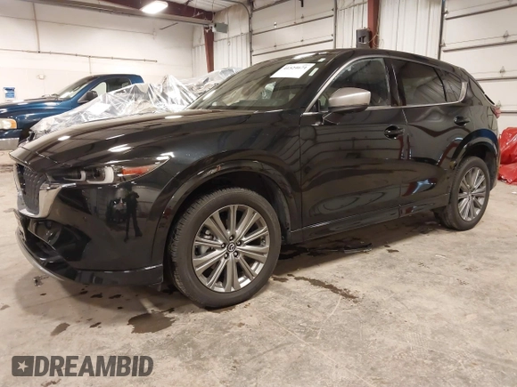 2024 Mazda CX-5 2.5 Turbo Signature with VIN JM3KFBXY8R0372916, listed as a IAAI auction lot 41524671 with 18,249 mi miles. Bid and sale history available at carsss.com. Image 22.