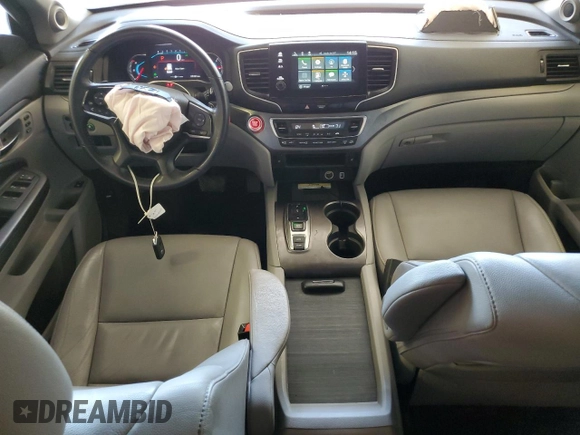 2021 Honda Pilot Special Edition with VIN 5FNYF5H24MB042554, listed as a Copart auction lot 54164495 with 35,102 mi miles and Salvage title. Bid and sale history available at DreamBid. Image 8.