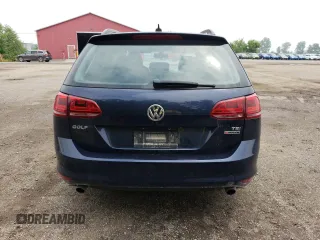 2017 Volkswagen Golf S with VIN 3VW017AU9HM542386, listed as a Copart auction lot 59942175 with 185,613 mi miles and Salvage title. Bid and sale history available at DreamBid. Image 6.