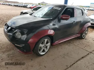 2015 Nissan Juke SL z VIN JN8AF5MR8FT510648, wystawiony jako Copart lot #49444595 z przebiegiem 134 602 mil mil oraz Szkody całkowita. Historia ofert i sprzedaży dostępna na DreamBid. Obrazek 1.