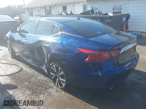 2017 Nissan Maxima S with VIN 1N4AA6AP1HC378327, listed as a IAAI auction lot 41486723 with 94,010 mi miles and . Bid and sale history available at DreamBid. Image 3.