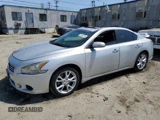 2012 Nissan Maxima SV with VIN 1N4AA5AP3CC822505, listed as a Copart auction lot 52166775 with 90,762 mi miles and Salvage title. Bid and sale history available at DreamBid. Image 1.