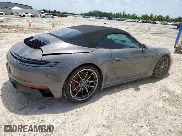 2023 Porsche 911 Carrera S with VIN WP0CB2A99PS247161, listed as a Copart auction lot 63862335 with 13,025 mi miles and Salvage title. Bid and sale history available at DreamBid. Image 3.