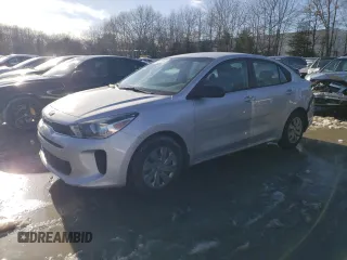 2020 Kia Rio LX with VIN 3KPA24AD1LE358789, listed as a Copart auction lot 45418945 with 82,572 mi miles and Salvage Title. Bid and sale history available at carsss.com. Image 1.