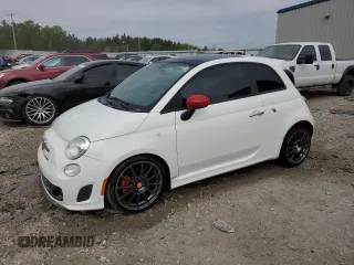2013 FIAT 500 Abarth with VIN 3C3CFFFH4DT623100, listed as a Copart auction lot 56852725 with 109,387 mi miles and Non repairable. Bid and sale history available at DreamBid. Image 1.