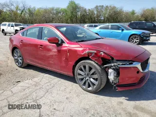 2019 Mazda 6 Grand Touring with VIN JM1GL1TY7K1506127, listed as a Copart auction lot 51953835 with 143,640 mi miles and Salvage Title. Bid and sale history available at carsss.com. Image 4.
