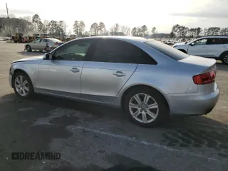 2011 Audi A4 Premium с VIN WAUAFAFL8BN000924, выставлен на аукционе Copart как лот 49418905 с пробегом 107 693 миль миль и Списание • Salvage title. История ставок и продаж доступна на DreamBid. Изображение 2.