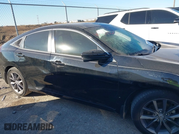 2021 Honda Civic Sedan EX-L with VIN 19XFC1F7XME013492, listed as a IAAI auction lot 41301223 with 57,873 mi miles. Bid and sale history available at carsss.com. Image 13.