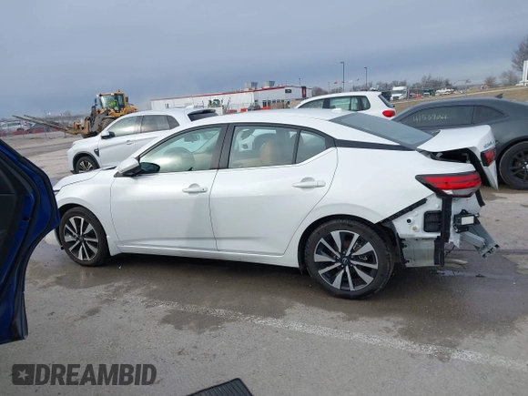 2024 Nissan Sentra SV with VIN 3N1AB8CV5RY315676, listed as a IAAI auction lot 41538052 with 2,410 mi miles and . Bid and sale history available at DreamBid. Image 14.