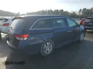 2014 Honda Odyssey EX with VIN 5FNRL5H43EB043503, listed as a Copart auction lot 50392205 with 110,095 mi miles and Salvage Title. Bid and sale history available at carsss.com. Image 3.