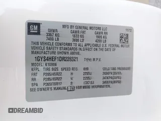 2013 Cadillac Escalade ESV Luxury с VIN 1GYS4HEF1DR228321, выставлен на аукционе IAAI как лот 42536138 с пробегом 160 957 миль миль и . История ставок и продаж доступна на DreamBid. Изображение 9.
