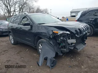 2016 Jeep Cherokee 75th Anniversary with VIN 1C4PJMCB7GW163641, listed as a IAAI auction lot 41743483 with 155,402 mi miles. Bid and sale history available at carsss.com. Image 1.