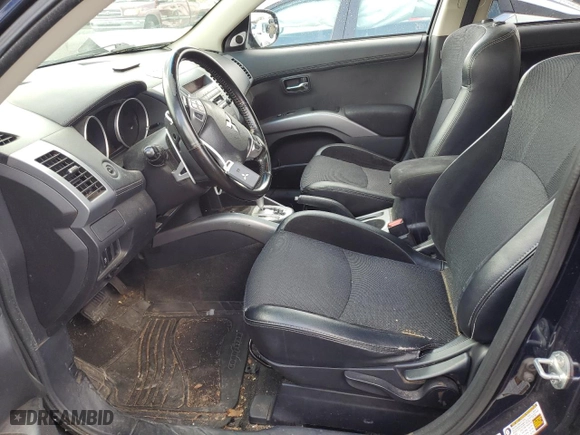 2013 Mitsubishi Outlander SE with VIN JA4JT3AW2DU000395, listed as a Copart auction lot 48165955 with 188,301 mi miles and Salvage Title. Bid and sale history available at carsss.com. Image 7.