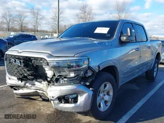2025 Ram 1500 Big Horn with VIN 1C6RRFFG8SN514034, listed as a IAAI auction lot 41080475 with 5,322 mi miles. Bid and sale history available at carsss.com. Image 17.