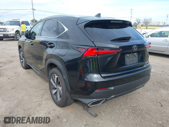 2019 Lexus NX with VIN JTJYARBZ0K2152235, listed as a IAAI auction lot 41658197 with 54,802 mi miles. Bid and sale history available at carsss.com. Image 3.