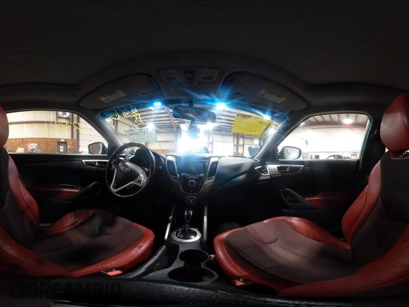 2012 Hyundai Veloster w/Black Int with VIN KMHTC6AD3CU080878, listed as a IAAI auction lot 42377636 with 152,430 mi miles and . Bid and sale history available at DreamBid. Image 18.
