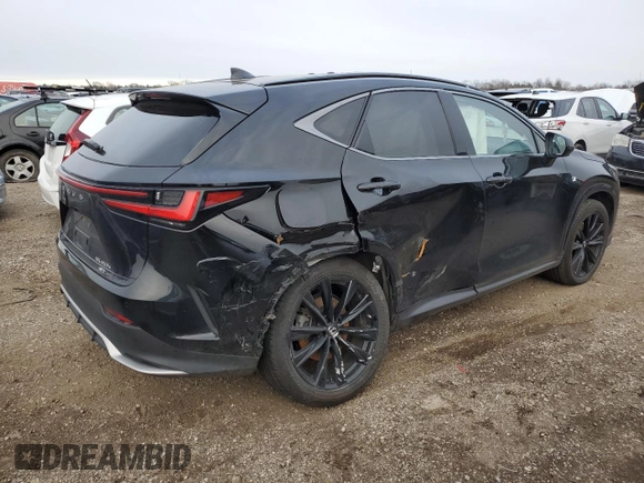 2022 Lexus NX with VIN JTJKKCFZ4N2004779, listed as a Copart auction lot 85951914 with 0 mi miles and Salvage Title. Bid and sale history available at carsss.com. Image 3.