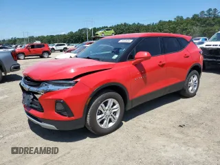 2021 Chevrolet Blazer LT z VIN 3GNKBHR46MS581906, wystawiony jako Copart lot #56469085 z przebiegiem 81 534 mil mil oraz Szkoda całkowita • Salvage title. Historia ofert i sprzedaży dostępna na DreamBid. Obrazek 1.