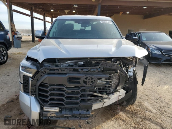2022 Toyota Tundra 2WD SR5 with VIN 5TFLA5AB8NX015593, listed as a Copart auction lot 45857105 with 49,660 mi miles and Salvage Title. Bid and sale history available at carsss.com. Image 5.