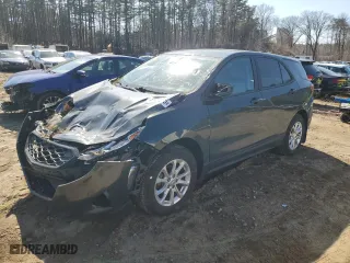 2020 Chevrolet Equinox LS with VIN 3GNAXSEV0LS558905, listed as a Copart auction lot 48924265 with 79,001 mi miles and Salvage Title. Bid and sale history available at carsss.com. Image 1.
