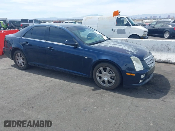 2005 Cadillac STS with VIN 1G6DW677050182122, listed as a IAAI auction lot 41865901 with 152,863 mi miles and . Bid and sale history available at carsss.com. Image 1.