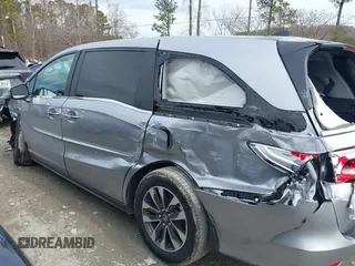 2022 Honda Odyssey EX-L with VIN 5FNRL6H72NB059451, listed as a IAAI auction lot 41454609 with 47,830 mi miles and . Bid and sale history available at DreamBid. Image 13.