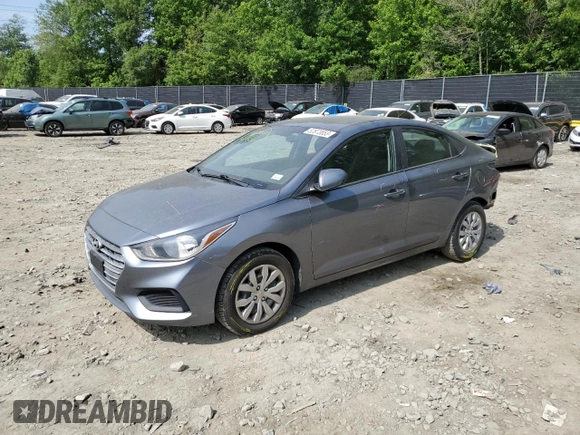 2018 Hyundai Accent SEL with VIN 3KPC24A3XJE007540, listed as a Copart auction lot 52873853 with 76,039 mi miles. Bid and sale history available at carsss.com. Image 1.