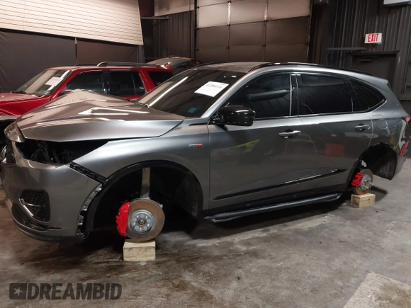 2022 Acura MDX Type S w/Advance Package with VIN 5J8YD8H87NL003274, listed as a IAAI auction lot 41386114 with 13,140 mi miles. Bid and sale history available at carsss.com. Image 20.