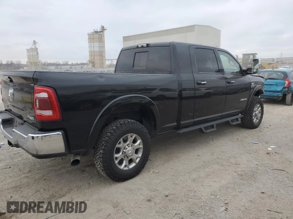 2019 Ram 2500 Laramie with VIN 3C6UR5NL8KG685586, listed as a Copart auction lot 82000234 with 66,187 mi miles and Salvage Title. Bid and sale history available at carsss.com. Image 3.