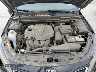 2015 Kia Optima LX with VIN KNAGM4A76F5663684, listed as a Copart auction lot 57304855 with 98,523 mi miles and Salvage title. Bid and sale history available at DreamBid. Image 11.