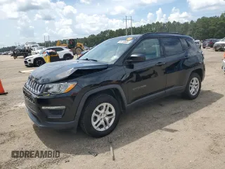 2018 Jeep Compass Sport с VIN 3C4NJCAB8JT255066, выставлен на аукционе Copart как лот 65159805 с пробегом 125 125 миль миль и Списание • Salvage title. История ставок и продаж доступна на DreamBid. Изображение 1.