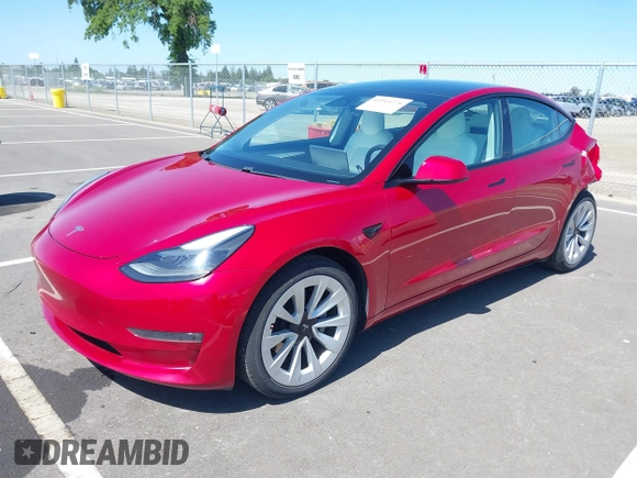 2021 Tesla Model 3 Long Range z VIN 5YJ3E1EB1MF997208, wystawiony jako IAAI lot #41944276 z przebiegiem 110 361 mil mil oraz . Historia ofert i sprzedaży dostępna na DreamBid. Obrazek 19.