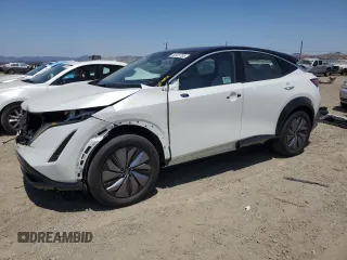 2024 Nissan ARIYA Engage with VIN JN1AF0BAXRM431768, listed as a Copart auction lot 59925785 with 9,145 mi miles and Salvage title. Bid and sale history available at DreamBid. Image 1.