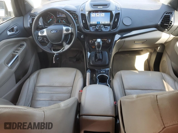2016 Ford Escape Titanium with VIN 1FMCU0JX8GUC35838, listed as a Copart auction lot 51061285 with 84,224 mi miles and Salvage Title. Bid and sale history available at carsss.com. Image 8.