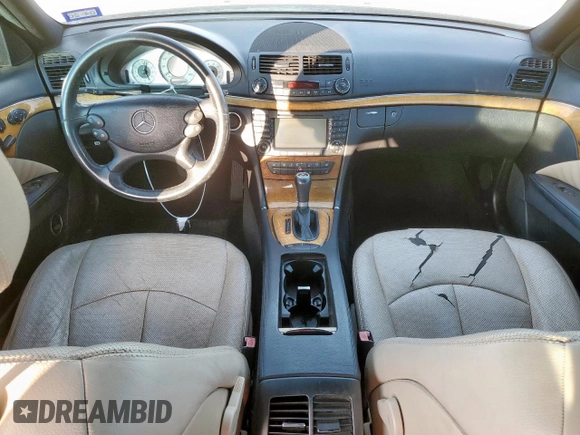 2008 Mercedes-Benz E 550 Sport with VIN WDBUF72X08B248198, listed as a Copart auction lot 65543215 with Not provided miles and Clean title. Bid and sale history available at DreamBid. Image 8.