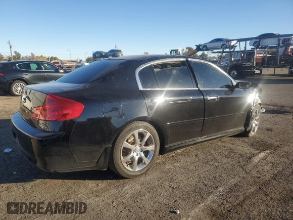 2005 Infiniti G35 with VIN JNKCV51E45M225025, listed as a Copart auction lot 89391355 with Not Provided miles and Salvage Title. Bid and sale history available at DreamBid. Image 3.
