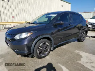 2018 Honda HR-V EX-L Navi with VIN 3CZRU6H74JM703433, listed as a Copart auction lot 46837845 with 97,961 mi miles and Clean Title. Bid and sale history available at carsss.com. Image 1.