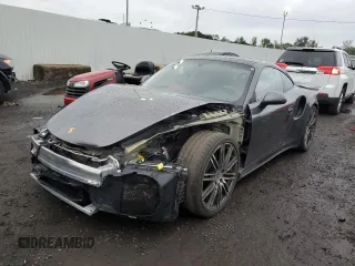 2015 Porsche 911 Turbo S with VIN WP0AD2A92FS167121, listed as a Copart auction lot 74240874 with 45,013 mi miles and Non Repairable. Bid and sale history available at carsss.com. Image 1.