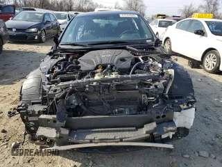 2021 Infiniti Q50 Red Sport 400 with VIN JN1FV7DR8MM880590, listed as a Copart auction lot 47741635 with 25,533 mi miles and Salvage Title. Bid and sale history available at carsss.com. Image 5.