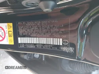 2017 Lexus ES 350 with VIN 58ABK1GG5HU066080, listed as a IAAI auction lot 42385851 with 49,186 mi miles and . Bid and sale history available at DreamBid. Image 9.
