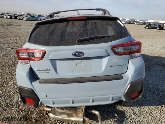 2021 Subaru Crosstrek Premium with VIN JF2GTAPC8M8299693, listed as a Copart auction lot 47281125 with 0 mi miles and Salvage Title. Bid and sale history available at carsss.com. Image 6.