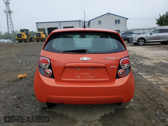 2012 Chevrolet Sonic LT with VIN 1G1JC6SBXC4200709, listed as a Copart auction lot 59656395 with 85,289 mi miles and Clean title. Bid and sale history available at DreamBid. Image 6.
