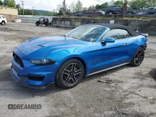 2021 Ford Mustang EcoBoost z VIN 1FATP8UH1M5104857, wystawiony jako Copart lot #57152165 z przebiegiem 75 303 mil mil oraz Szkoda całkowita • Salvage title. Historia ofert i sprzedaży dostępna na DreamBid. Obrazek 1.