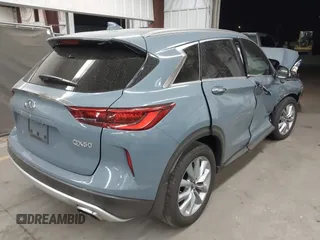 2022 Infiniti QX50 Essential with VIN 3PCAJ5CB6NF121488, listed as a IAAI auction lot 42043828 with 17,762 mi miles and . Bid and sale history available at DreamBid. Image 4.