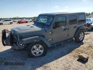 2018 Jeep Wrangler Unlimited Sport S z VIN 1C4HJXDG8JW227693, wystawiony jako Copart lot #56694565 z przebiegiem 134 638 mil mil oraz Szkoda całkowita • Salvage title. Historia ofert i sprzedaży dostępna na DreamBid. Obrazek 1.