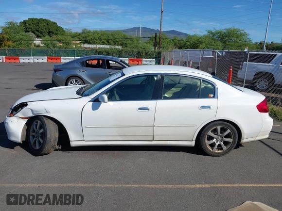 2006 Infiniti G35 with VIN JNKCV51E06M503890, listed as a IAAI auction lot 41604122 with 148,680 mi miles. Bid and sale history available at carsss.com. Image 14.