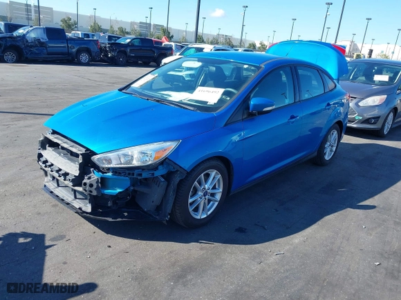 2017 Ford Focus SE with VIN 1FADP3F21HL246837, listed as a IAAI auction lot 41696492 with 84,124 mi miles. Bid and sale history available at carsss.com. Image 2.