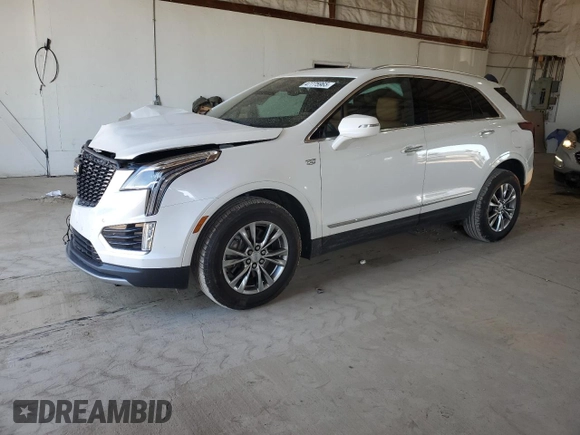 2020 Cadillac XT5 Premium Luxury FWD with VIN 1GYKNCRS9LZ235779, listed as a Copart auction lot 47775965 with 59,501 mi miles and Salvage Title. Bid and sale history available at carsss.com. Image 1.