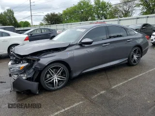 2022 Honda Accord Touring with VIN 1HGCV3F99NA019705, listed as a Copart auction lot 55198745 with 31,807 mi miles and Salvage title. Bid and sale history available at DreamBid. Image 1.