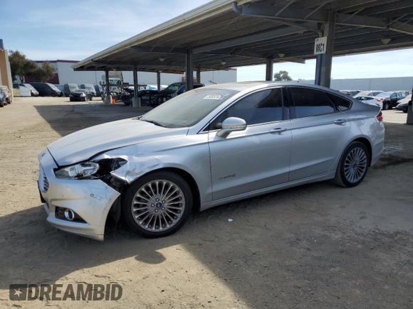 2013 Ford Fusion Titanium Hybrid with VIN 3FA6P0RU9DR303852, listed as a Copart auction lot 50652425 with 98,504 mi miles and Salvage Title. Bid and sale history available at DreamBid. Image 1.